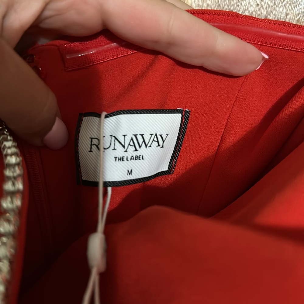 Bec Midi Dress in Red - Picture 5 of 11